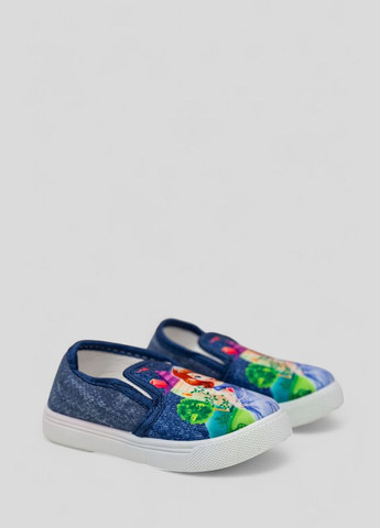 Синие слипоны детские для девочек,, 244r60661 Ambra