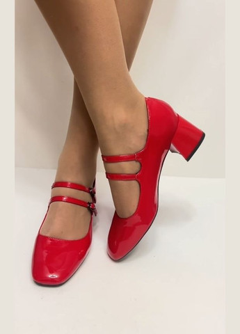 Meideli Красные туфли ремешки в стиле мери джейн мери джейн красный з искусственная кожа, — всесезон (324272080)