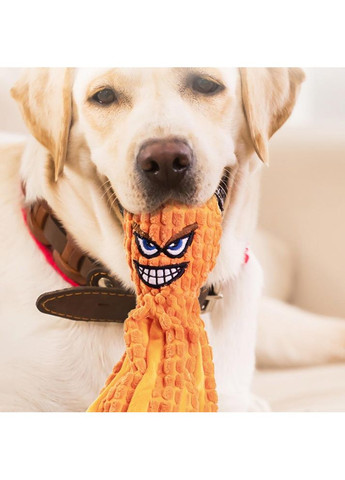 Іграшка жувальна м’яка для собак Восьминіг помаранчевого кольору (TA0137_1) No Brand (372126374)