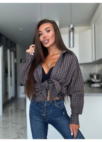 Жіноча сорочка в клітинку FINO Mode (361119698)