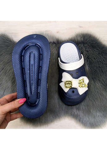 Сабо кроксы женские на платформе с бантиком Progress (299374742)