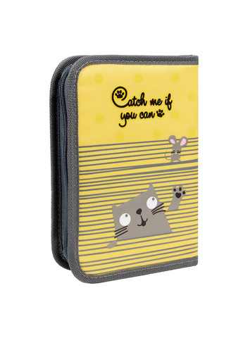 Пенал твердий одинарний з двома клапанами HP-04 Kitty Yes (299475998)