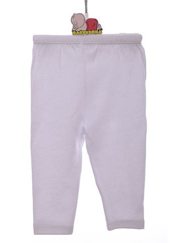 Біла піжама з довгим рукавом білий трикотажна корівка 86 см (37703) BABYKROHA