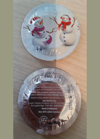 Презервативи Christmas з різдвяним дизайном EXS (316090468)