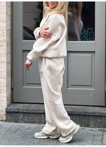 Теплий костюм з тринитки на флісі | Oversize Україна (367049344)