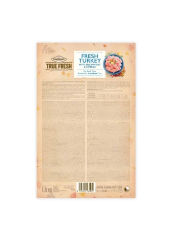 Корм сухий True Fresh Cat Fresh Turkey для дорослих котів з індичкою 1,8 кг Carnilove (387150219)