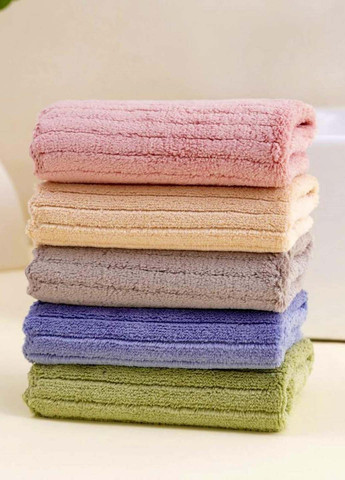 Набор кухонных салфеток 5 шт. (микрофибра), 30х30 см. Homedec однотонный комбинированный