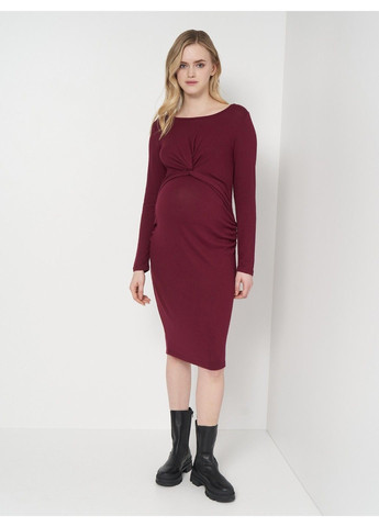 Бордова кежуал сукня для вагітних Old Navy однотонна