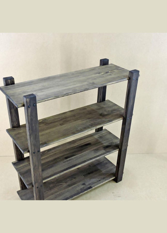 Этажерка разборная из дерева Ковентри 90х38х100 морион (МЕБ-0018411) No Brand (327868445)