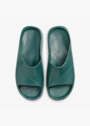 Зеленые мужские тапочки post slide green dx5575-300 Air Jordan