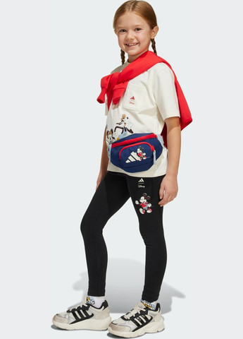 Черные демисезонные леггинсы x disney mickey mouse kids adidas