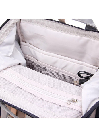 Рюкзак вологостійкий текстиль 19 л 1 відділення 27 × 40 × 17 см 9018 - 01 різнокольоровий Himawari (373036027)