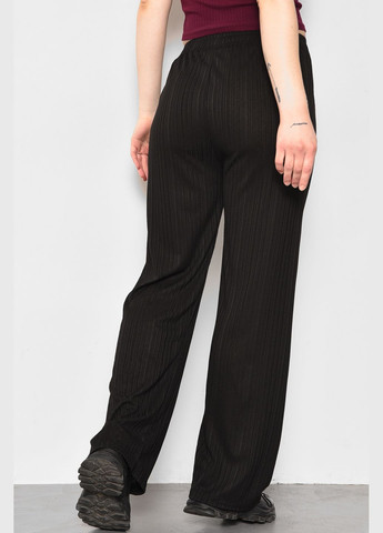 Штани жіночі розкльошені чорного кольору Let's Shop (285779285)