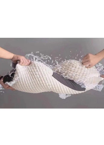 Ортопедическая повседневная гипоаллергенная подушка для здорового сна отдыха полиэстер 63х37х13 см (478072-Prob) Unbranded (302363815)