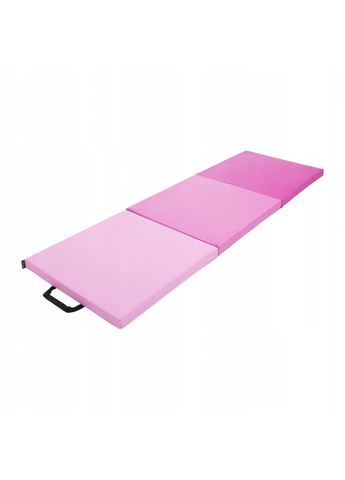 Мат гімнастичний складний 180 x 60 x 5 см 4FJ0572 Pink/Light Pink 4FIZJO (279303081)