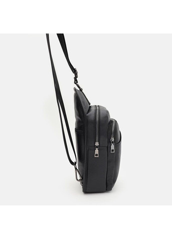 Мужской кожаный рюкзак через плечо K1a1003bl-black Borsa Leather (304265731)