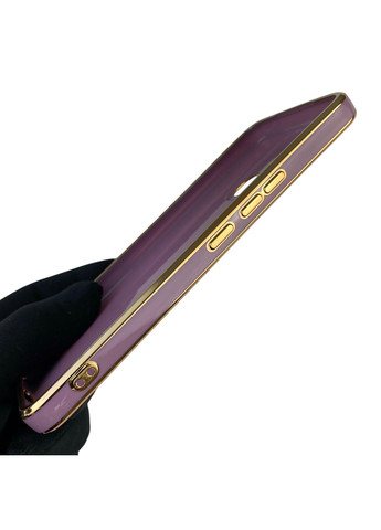 Чехол для Spark Go KG5m с кольцом MagSafe с золотой окантовкой на техно спарк го черничный gs1 Tecno (366234497)