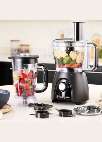 Кухонний комбайн 27111-56 Matte Charcoal Food Processor Russell Hobbs (304531169)