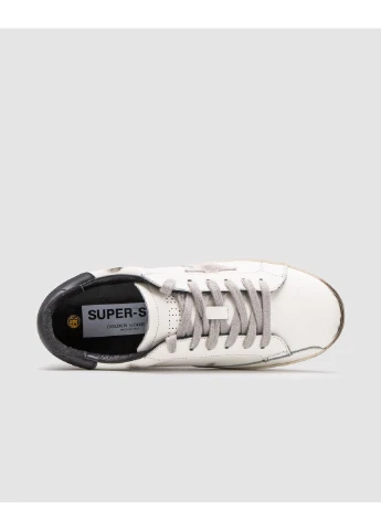 Чорні літні кросівки golden goose super-star with gray suede star and black leather голден гус No Brand
