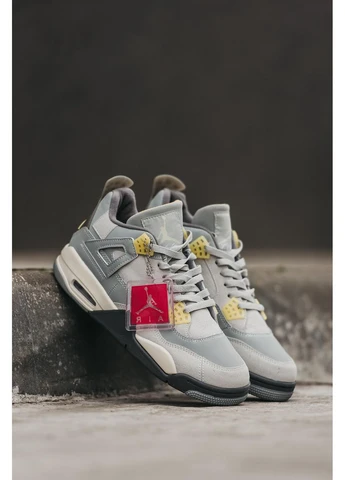 Комбіновані літні кросівки nike air jordan 4 craft photon найк аір джордан No Brand
