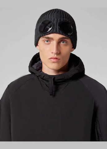 Шапка с двумя линзами,one size, черная C.P. Company (314808528)