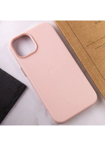 Шкіряний чохол Leather Case (AA Plus) with MagSafe для Apple iPhone 14 (6.1") Epik (390133374)