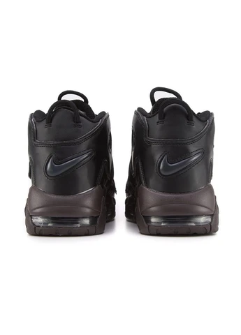 Черные демисезонные кроссовки мужские nike air more uptempo black brown найк аир мор уптемпо черные No Brand