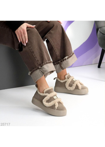 No Brand Зимние автоледи бежевый з натуральная замша, — зима (369363808)