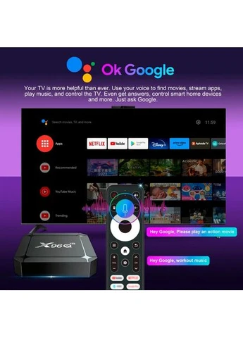 HD медиаплеер Android (RK3518/2GB/32GB) X96Q (386036775)