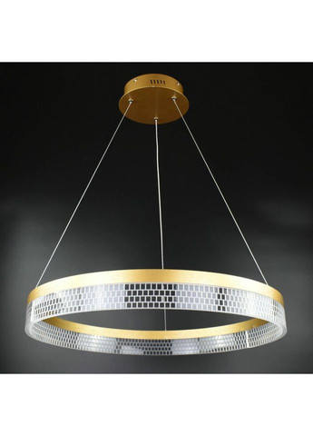 Люстра светодиодная подвесная LED светильник для квартиры на потолок лэд 26820 Золото 40-140х60х60 см. Sunnysky (324395835)
