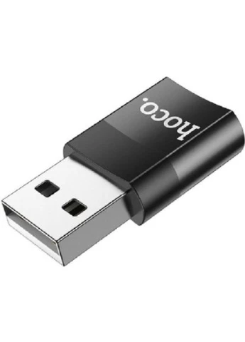 Адаптер UA17 USB to Type-C Black Hoco (386054538)