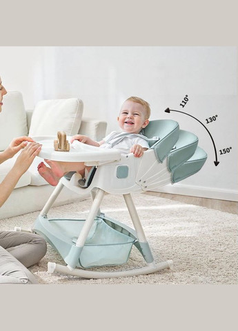 Стульчик для кормления + кресло-качалка 2в1 цвет No Brand (306554819)