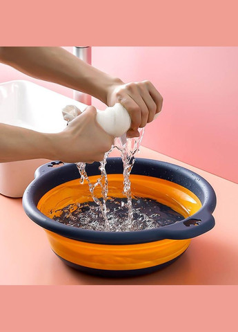 Складна миска таз діаметр 32 см синя (TA0079) No Brand (315922569)