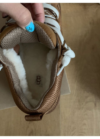 Уггі унісекс кросівки Ловмел коричневі UGG Lo Lowmel Chestnut No Brand (369153014)