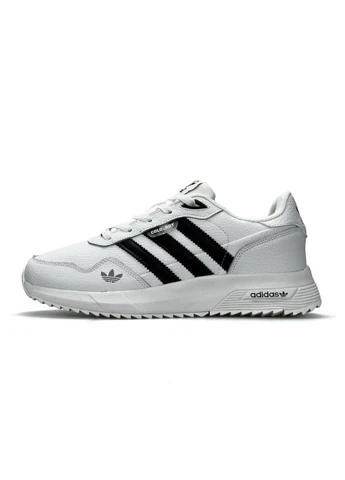 Білі кросівки чоловічі white black демісезон No Brand Retropy