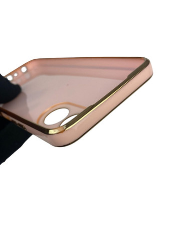 Чохол для A38 4G (CPH2579) з кільцем-підставкою із золотою окантовкою на оппо а38 пудровий gs1 Oppo (366234506)