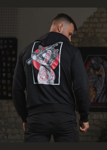 Тактичні чоловічі худі з чорним принтом No Brand (300532820)