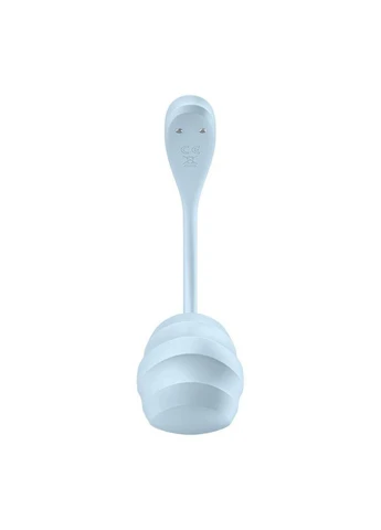 Смарт-віброяйце Smooth Petal Connect App Light Blue Satisfyer (383103128)