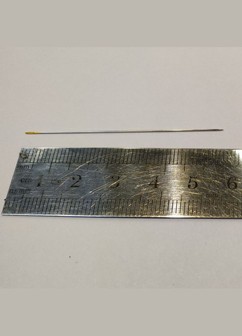 Голки Pony Для вишивання бісером номер 12 Розмір 50 мм Сталистий Finding (316917988)