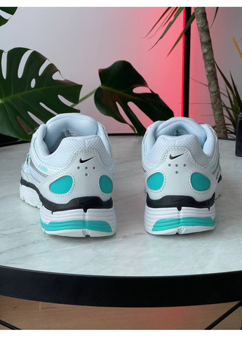 Кроссовки женские и мужские Nike P-6000 White Light Aqua | Найк Р-6000 белые No Brand белые демисезоны (362363166)