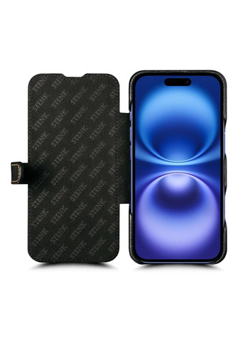 Чохол книжка Premium для Apple iPhone 16 Чорний (77919) Stenk (311667433)