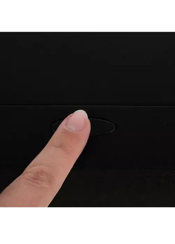 Скрытая двойная встроенная выдвижная розетка с плоскими краями 2 входа USB 2.1 алюминий 26,5х12х7 см (477143-Prob) Черная Unbranded (294908245)