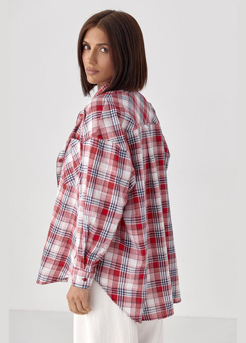 Жіноча картата сорочка на гудзиках Lurex (334451610)