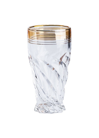 Стаканы для стеклянные набор из 6 штук по 250 мл желтый HP568 TS Kitchen (331785007)