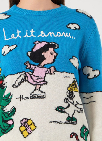 Комбінований зимовий новорічний светр MC2 Saint Barth