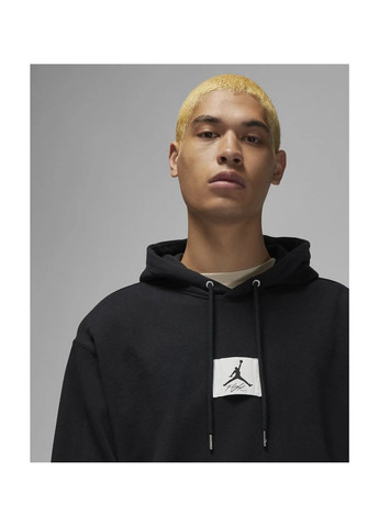Худі чоловіче Flight Fleece Pullover Hoodie Black Dq7338-010 Air Jordan (364662537)