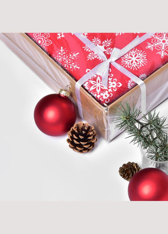 Скатерть 170х260 см новогодняя праздничная с пятно и водоотталкивающей пропиткой хлопок красный IDEIA (342128427)