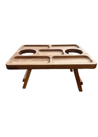 Пивний столик Дубовий (Прямокутний) на 5 секцій No Brand (330774657)