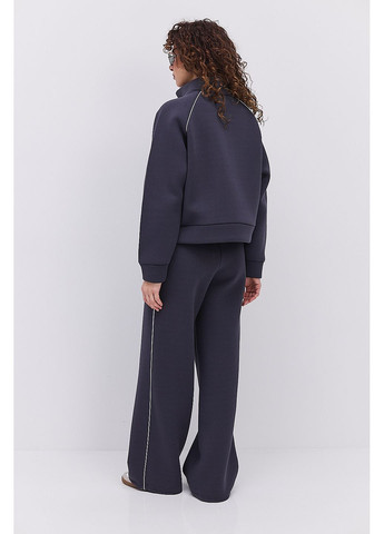 Жіночий спортивний костюм зимовий сірий з вишивкою That girl Arjen (370602226)