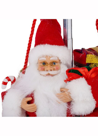 Фигурка декоративная Санта на воздушном шаре 43х25х25 см 119162-002 текстиль No Brand (346152665)